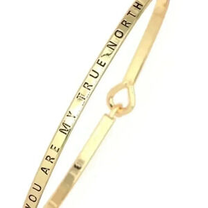 You Are My True North Bracelet